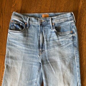 MOTHER Kick It Light Blue Denim Jeans